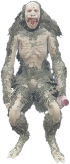 Transparent PNG of the GTA V ped amp_wendigo