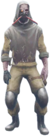Transparent PNG of the GTA V ped amp_zombie_4