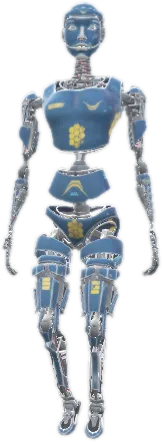 Transparent PNG of the GTA V ped cd_robotangel