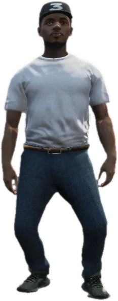 Transparent PNG of the GTA V ped chance