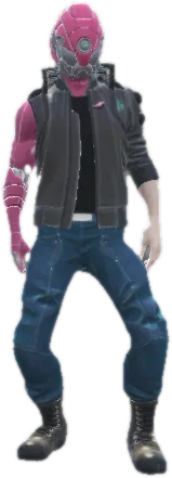Transparent PNG of the GTA V ped countdown_scifimale03