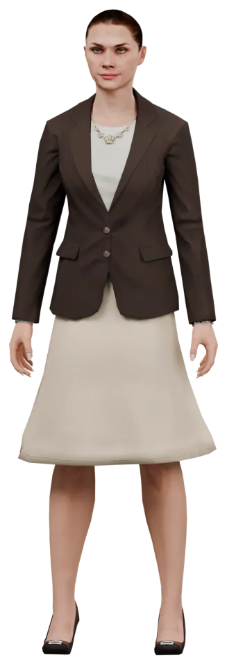 Transparent PNG of the GTA V ped cs_debra