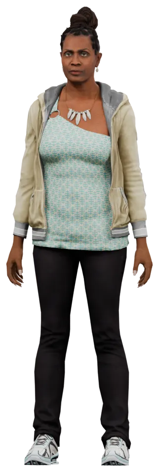 Transparent PNG of the GTA V ped cs_denise