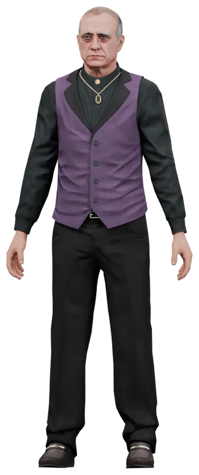 Transparent PNG of the GTA V ped cs_dreyfuss