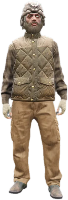 Transparent PNG of the GTA V ped cs_hunter