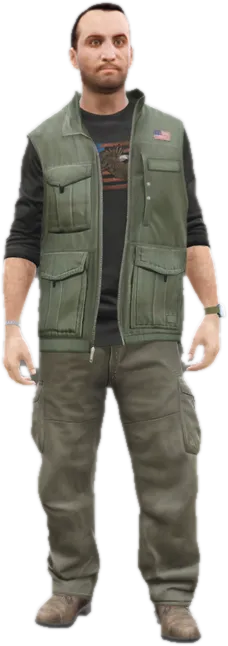 Transparent PNG of the GTA V ped cs_josef