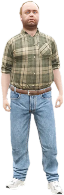Transparent PNG of the GTA V ped cs_lestercrest