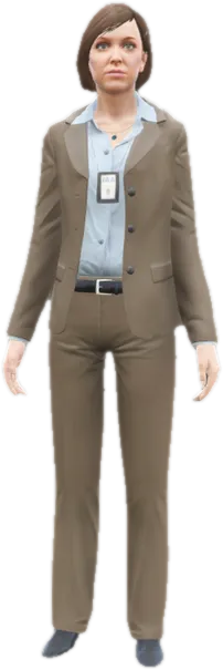 Transparent PNG of the GTA V ped cs_michelle