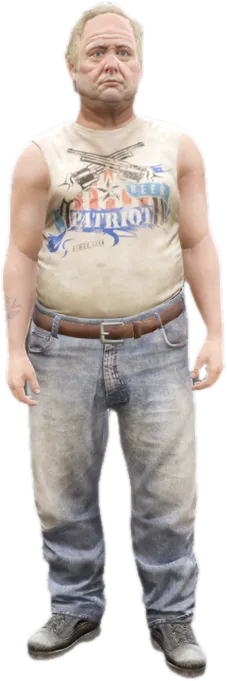 Transparent PNG of the GTA V ped cs_old_man1a