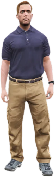 Transparent PNG of the GTA V ped cs_stevehains