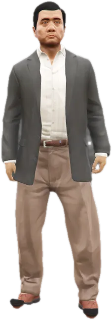 Transparent PNG of the GTA V ped cs_taostranslator