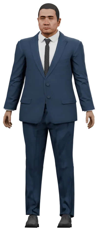 Transparent PNG of the GTA V ped cs_taostranslator2