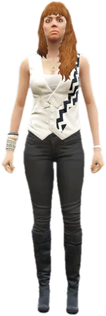 Transparent PNG of the GTA V ped csb_anita