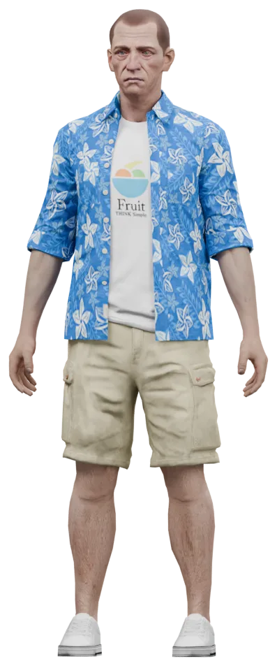 Transparent PNG of the GTA V ped csb_avischwartzman_02