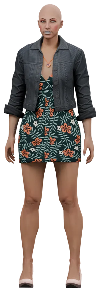 Transparent PNG of the GTA V ped csb_callgirl_01