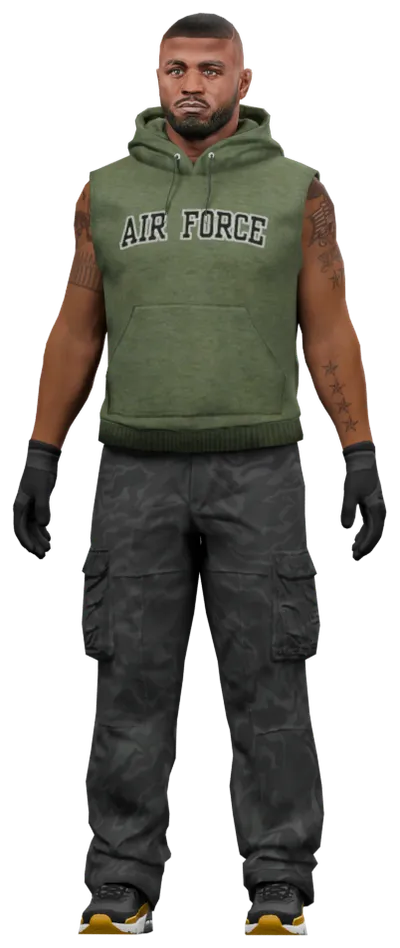 Transparent PNG of the GTA V ped csb_charlie_reed