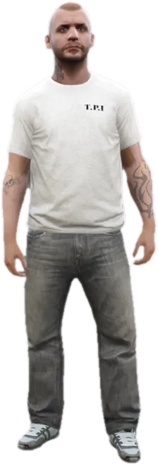 Transparent PNG of the GTA V ped csb_chef2