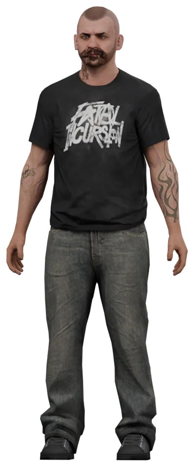 Transparent PNG of the GTA V ped csb_chef_03
