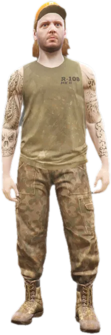 Transparent PNG of the GTA V ped csb_cletus