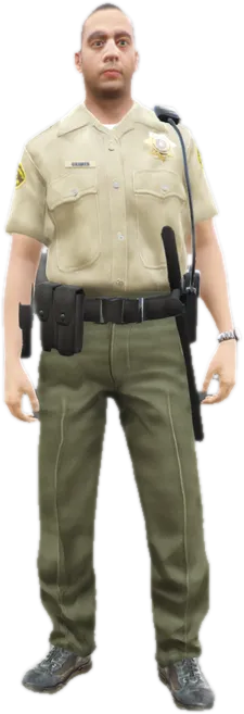 Transparent PNG of the GTA V ped csb_cop