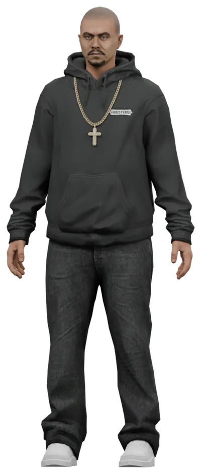 Transparent PNG of the GTA V ped csb_drugdealer