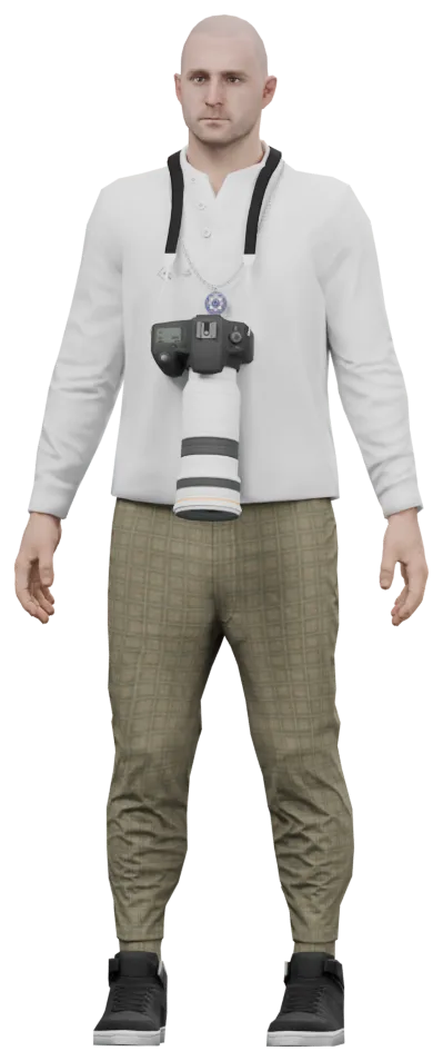 Transparent PNG of the GTA V ped csb_englishdave_02