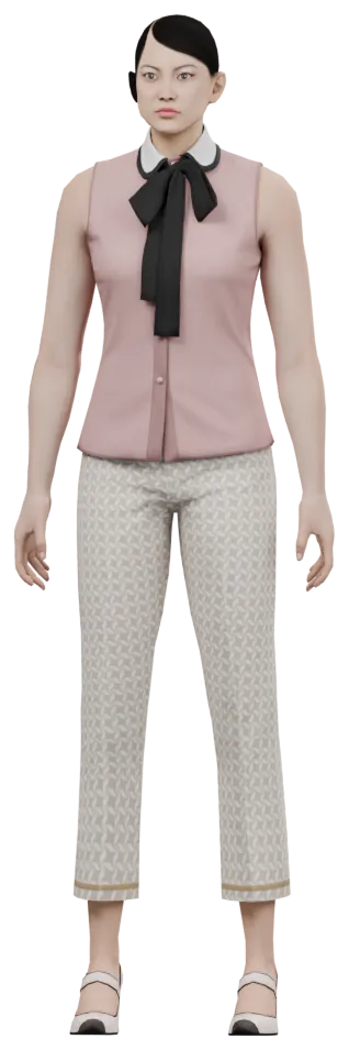 Transparent PNG of the GTA V ped csb_georginacheng