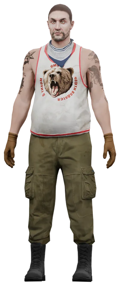 Transparent PNG of the GTA V ped csb_helmsmanpavel