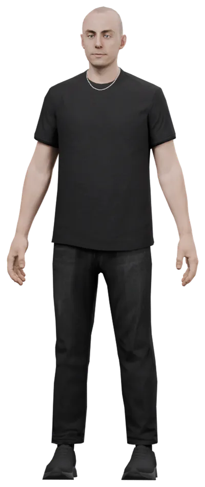 Transparent PNG of the GTA V ped csb_isldj_03