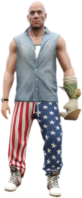 Transparent PNG of the GTA V ped csb_jackhowitzer