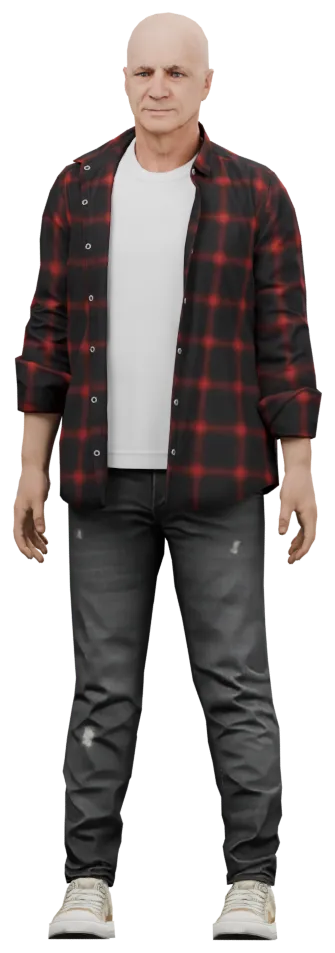 Transparent PNG of the GTA V ped csb_jio