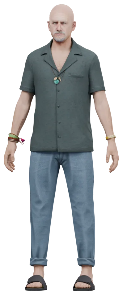Transparent PNG of the GTA V ped csb_juanstrickler