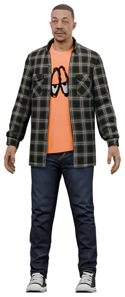 Transparent PNG of the GTA V ped csb_mjo_02