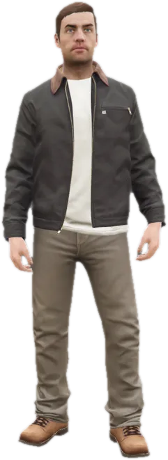 Transparent PNG of the GTA V ped csb_mp_agent14