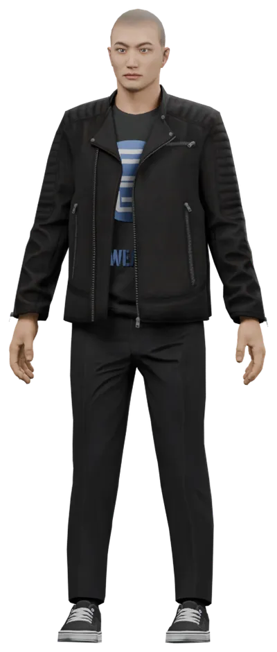 Transparent PNG of the GTA V ped csb_party_promo