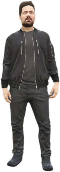 Transparent PNG of the GTA V ped csb_talcc
