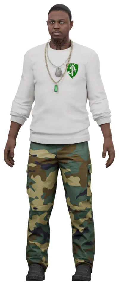 Transparent PNG of the GTA V ped csb_vernon