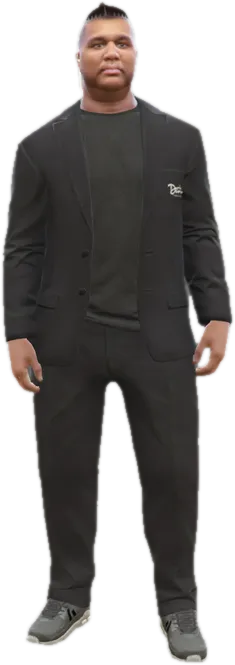 Transparent PNG of the GTA V ped csb_vincent