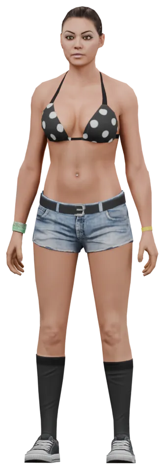 Transparent PNG of the GTA V ped g_f_m_fooliganz_01