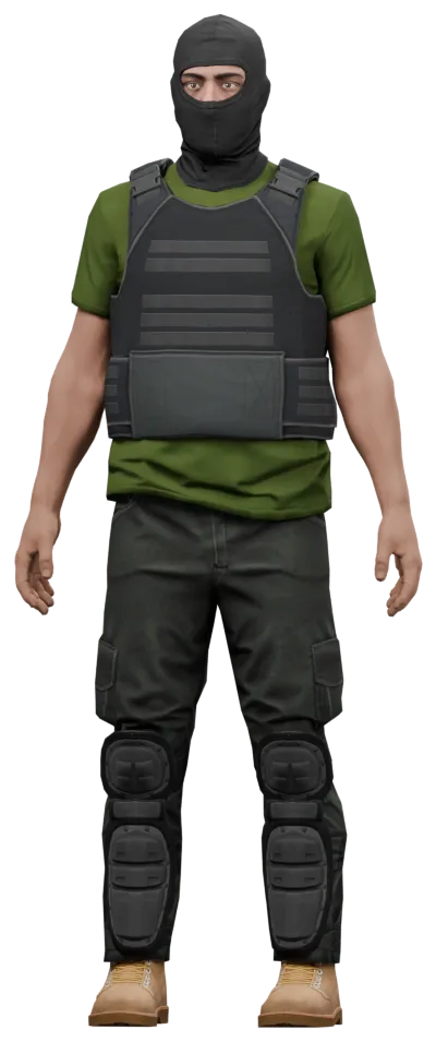 Transparent PNG of the GTA V ped g_m_m_cartelgoons_01