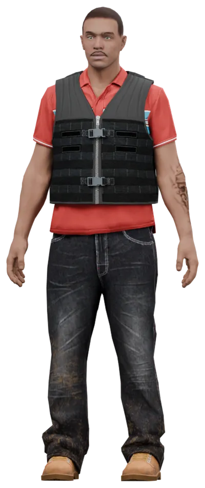 Transparent PNG of the GTA V ped g_m_m_cartelguards_01