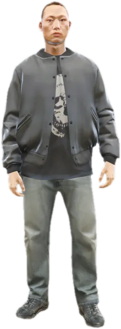 Transparent PNG of the GTA V ped g_m_m_chicold_01