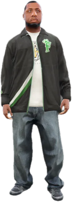 Transparent PNG of the GTA V ped g_m_y_famfor_01