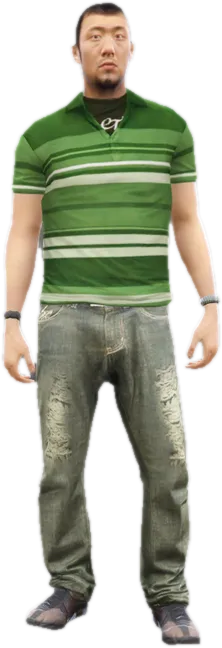 Transparent PNG of the GTA V ped g_m_y_korean_02