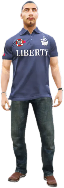 Transparent PNG of the GTA V ped g_m_y_pologoon_01