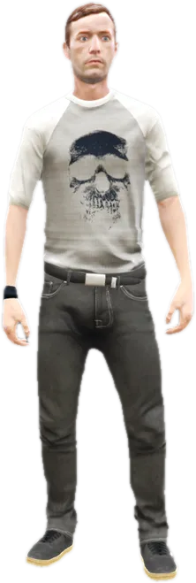 Transparent PNG of the GTA V ped hc_hacker