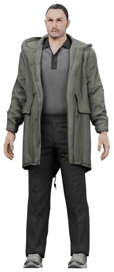 Transparent PNG of the GTA V ped ig_ahronward