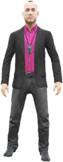 Transparent PNG of the GTA V ped ig_avon