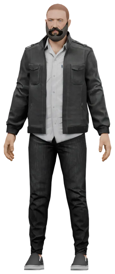 Transparent PNG of the GTA V ped ig_billionaire