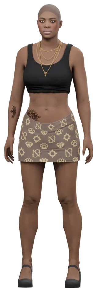 Transparent PNG of the GTA V ped ig_callgirl_02